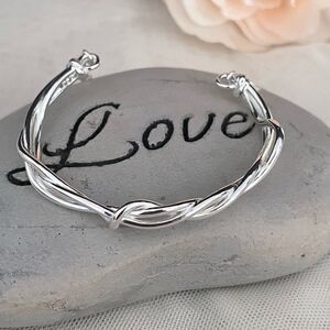 - #9 Sterling Silver Twisted Bracelet